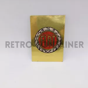 Vintage Aufkleber Sticker Aufkleber 80's - Fiat Auto Automobili Logo - Bild 1 von 1