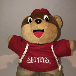 "Oso de miel relleno peluche animal de peluche restaurante Shoney's 14""" - Imagen 1 de 5