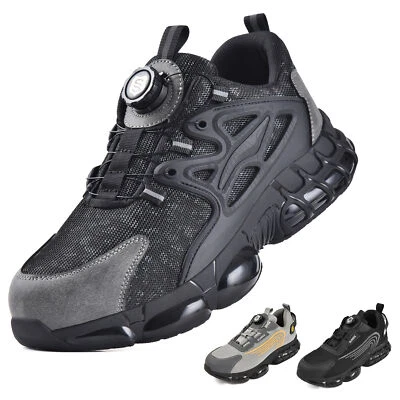 SUADEX New Men's Sneakers Safety Shoes Steel Toe Cap Lightweight Work Shoes - Image 1 of 4