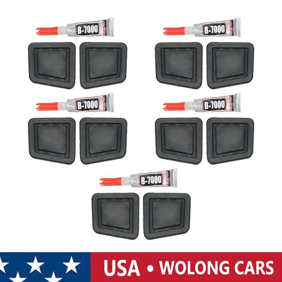 10X Cubierta de botón de manija de puerta sin llave para Mercedes-Benz W211 C209 W219 W251 Foto 1 de 4