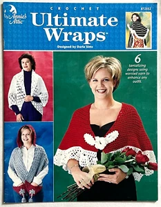 Ultimate Wraps Crochet Patterns Book Capelet Shrug Stole Wraps One Size Fits All - Picture 1 of 2