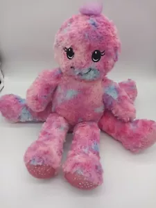 Build A Bear rosa/azul/púrpura pulpo 17" peluche animal de peluche juguete en buen estado - Imagen 1 de 2