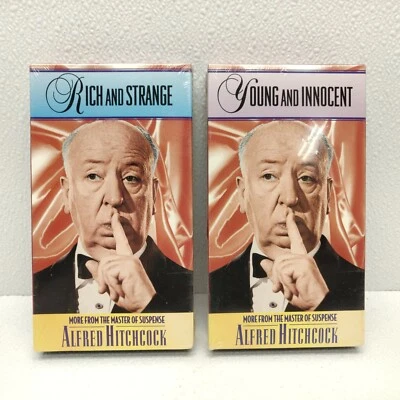 LOT OF 2 Rich and Strange & Young And Innocent NEW VHS Alfred Hitchcock 1931  - Image 1 of 4
