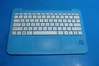 Hp Stream 11-y010nr 11.6" Genuine Laptop Palmrest W/touchpad Keyboard 33y0h00l03
