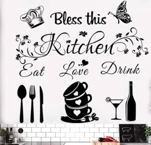 Kitchen  decal  20'x20' inch. Kitchen decor. Wall decal - Picture 1 of 1