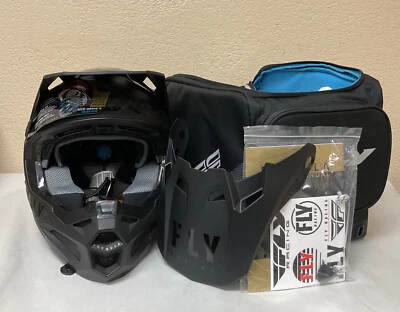 Casco sólido de carbono Fly Racing Formula MA NEGRO Talla: M-5/2021 PN #73-4429M / #H55 Foto 1 de 4
