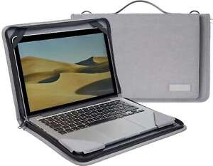 Broonel Grey Laptop Messenger Case Compatible with LG gram Style OLED 16Z90RS-K.