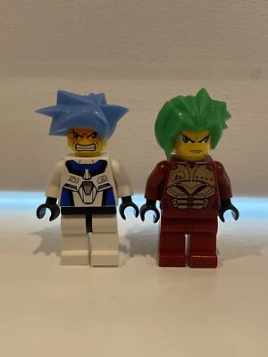 LEGO Exo Force Minifigure Lot Of 2 Hikura and Takeshi Nice Lego Authentic🔥 - Image 1 of 4