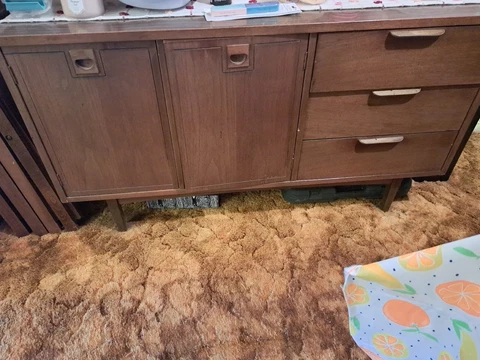Vintage Hutch And Buffet Cover