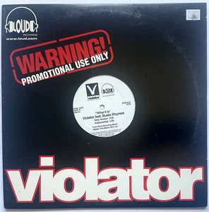VIOLATOR FEAT. BUSTA RHYMES "WHAT IT IS" PROMOTIONAL 12" LOUD RECORDS VINYL EP - Imagen 1 de 2