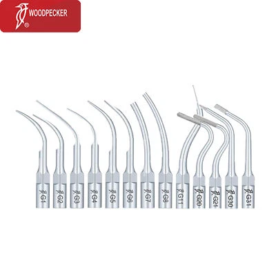 Original Woodpecker Dental Ultrasonic Scaler Tips G1 - G31 Fit EMS Handpiece - Image 1 of 4