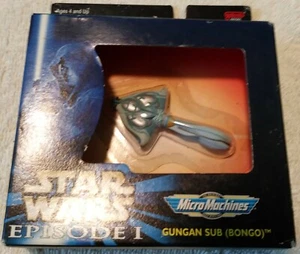 Micro Máquinas Gungan Sub Bongo de 2,5" Star Wars Episodio 1 sin usar y en caja Galoob 1999 - Imagen 1 de 3