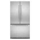 KitchenAid 20-cu ft Counter-Depth French Door Refrigerator with Ice Maker (Stain photo