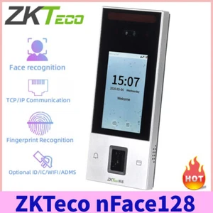 ZKteco nFace128 TCP/IP Fingerprint Facial Recognition Time Attendance System - Picture 1 of 14