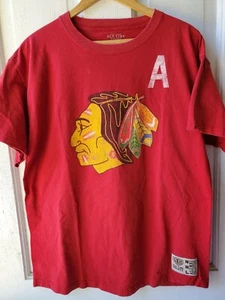 NHL Chicago Blackhawks Old Time Hockey Alumni Bobby Hull Mens Size L T-Shirt  - Picture 1 of 12