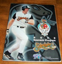 2003 TUCSON SIDEWINDERS BASEBALL PROGRAM -35TH ANNIVERSARY TUCSON FARM TEAMS