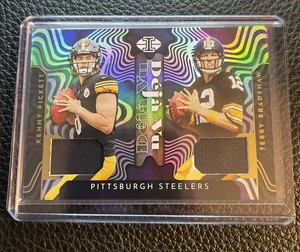 2022 Panini Illusions - Deja Vu DUAL PATCH Kenny Pickett/Terry Bradshaw #DV-PS🔥