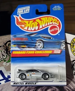 👓Hot Wheels 1999 #1115🏁Ferrari F355 CHALLENGE Gray⭐Chrome 5-Spoke Wheels - Imagen 1 de 7