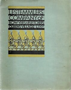 1927 Lot 3 L E STEMMLER ARCHERY CATALOG HUNTING BOWS ARROWS Illustrated