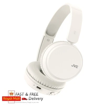 JVC HAS36W-W Wireless Bluetooth Headphones - White - High-Quality Audio - Image 1 of 4