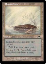 Barren Moor x4 NM  Magic the Gathering MTG Onslaught, # 312