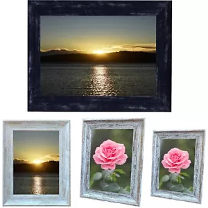 Vintage Photo Frame A2 A3 A4 A5 Pictures Frame Plastic Wall Art Hanging Tabletop - Picture 1 of 14