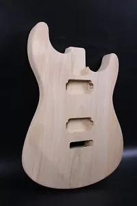 Gitarrenkörper Ersatz Paulownia Holz unbehandelt HH Style zum Anschrauben Zum Selbermachen - Bild 1 von 5