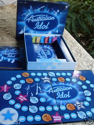 Crown & Andrews AUSTRALIAN IDOL Board Game Collectable Friends Family Singing VG - Image 1 of 4