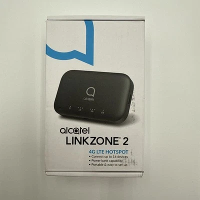 ALCATEL LINKZONE 2 4G LTE HOTSPOT NEGRO MW43TM - NUEVO EN CAJA SELLADA Foto 1 de 4