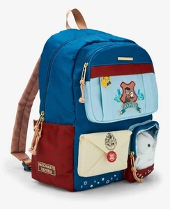 Harry Potter Hogwarts Express Mochila Multi-Bolsillo Con Peluche Hedwig! Nuevo con etiquetas  - Imagen 1 de 5