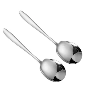 Cuchara para servir 2 piezas cucharas de cocina para estudiantes cucharas de restaurante - Imagen 1 de 12