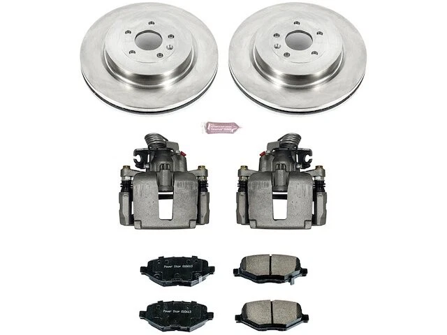 Kit de pastillas de freno trasero y rotor para Ford Taurus 2013-2019 2014 2015 2016 QZ411NC Foto 1 de 1