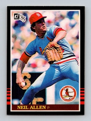 1985 Donruss #205 Neil Allen 85D9 - Image 1 of 2