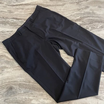 Брюки мужские Nautica темно-синие 38x34 классический крой брюки минималистичные деловые повседневные - Изображение 1 из 4