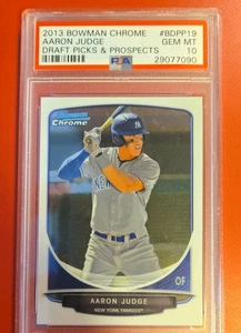 PSA 10 AARON JUDGE RC 2013 Bowman Chrome Draft NY Yankees Rookie Card GEM MINT - Picture 1 of 2