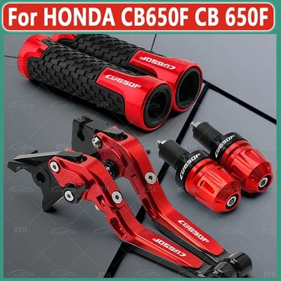 3PCS Brake Clutch Levers Handle Grips For HONDA CB650F CB 650F Motorcycle 14-18 Foto 1 de 4