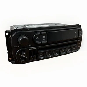 Daimler Chrysler AM FM Radio CD Cassette Player P05091888AA - Good Condition - Picture 1 of 12