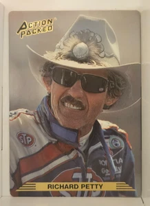 1993 Action Packed #10 Richard Petty Braille Card! - Picture 1 of 2