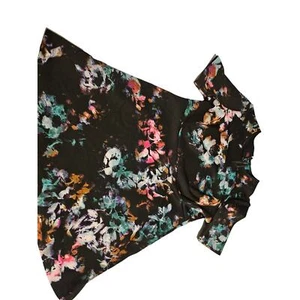 Andrew Marc Black/Multicolor Dress Size 14 Petite  - Picture 1 of 6