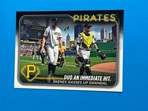 Aggiornamento Topps 2024 Paul Skenes RC/Yasmani Grandal Veteran Combos #US160 (V) - Foto 1 di 2