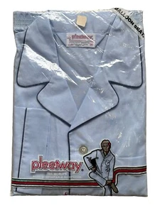 Conjunto de pijama vintage Pleetway azul bebé de dos piezas asiento globo para hombre mediano nuevo - Imagen 1 de 3