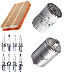 Kit de servicio para bujías Denso filtro de combustible aceite aire Jaguar XJ 8 X308 3.2 Mann - Imagen 1 de 9
