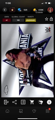DIGITAL Topps WWE Slam Chrome 25 Undertaker Mania - Image 1 of 2