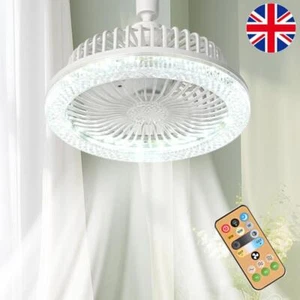Modern Ceiling Fan with Lights and Remote for Bedroom Kitchen Living Room Fan - Picture 1 of 14