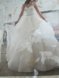 Mori Lee Wedding Dress #5504-  Ivory/Lt. Gold - Size 18 - Picture 1 of 6