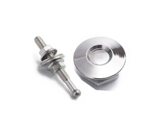 Quick Latch Mini latch Dzus Fastener 1.25" (32mm) x 54mm Stud, Billet - Silver - Picture 1 of 5