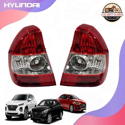 PARA HYUNDAI ACCENT 1999-2012 LUZ TRASERA EXTERIOR LUZ FRENO DERECHA Y DERECHA Foto 1 de 4