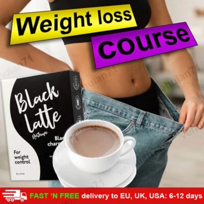 Black Latte Dry Drink 100g Black Latte Protein 100% Original Weight Loss Course! - Image 1 of 4