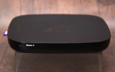 Roku 4 4400X HD & 4K UHD Streaming Media Player - Black - Tested Works! - Image 1 of 4