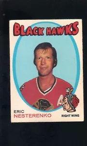 1971-72 O-PEE-CHEE HOCKEY CARD ERIC NESTERENKO #213 EX BLACKHAWKS - Picture 1 of 2